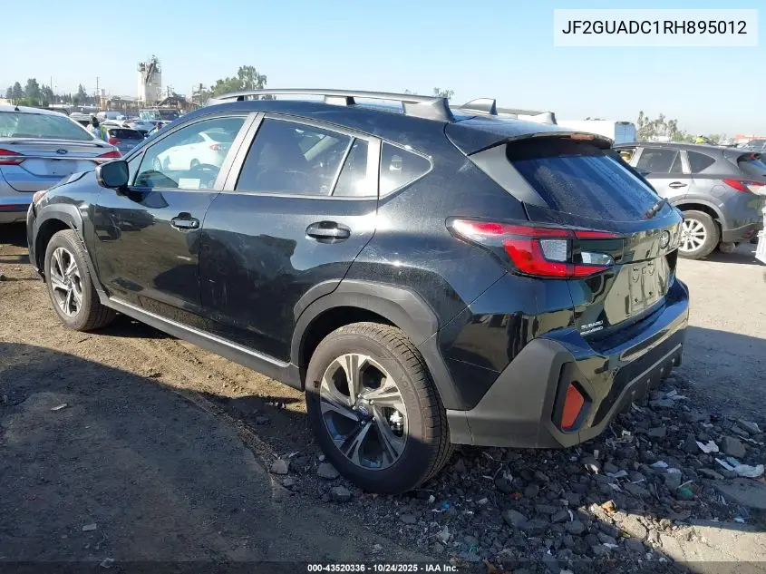 JF2GUADC1RH895012 2024 Subaru Crosstrek Premium
