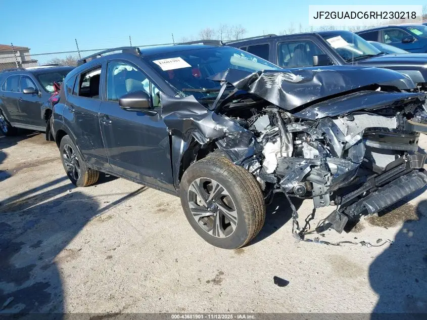 JF2GUADC6RH230218 2024 Subaru Crosstrek Premium