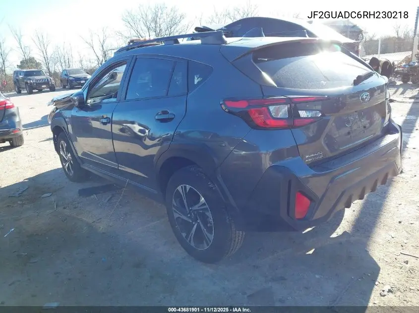 JF2GUADC6RH230218 2024 Subaru Crosstrek Premium