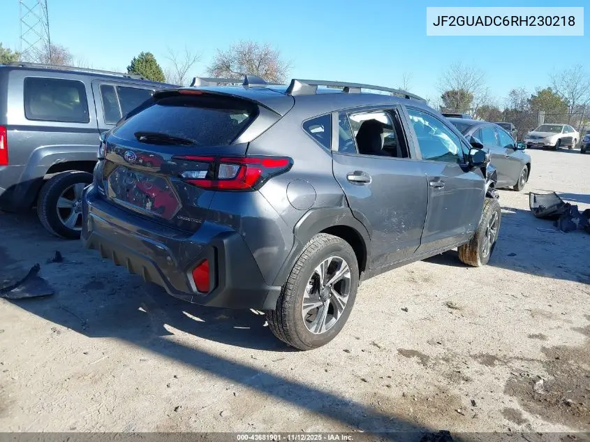 JF2GUADC6RH230218 2024 Subaru Crosstrek Premium