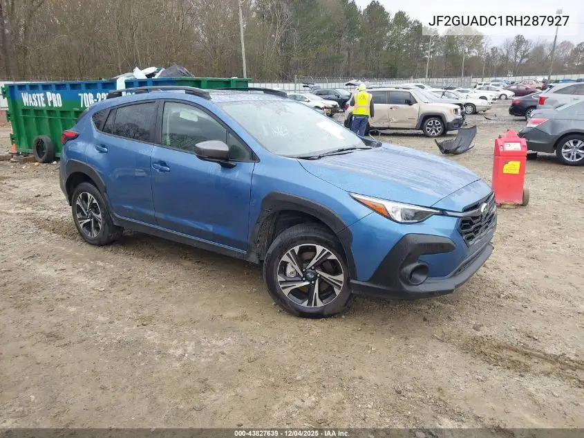 JF2GUADC1RH287927 2024 Subaru Crosstrek Premium