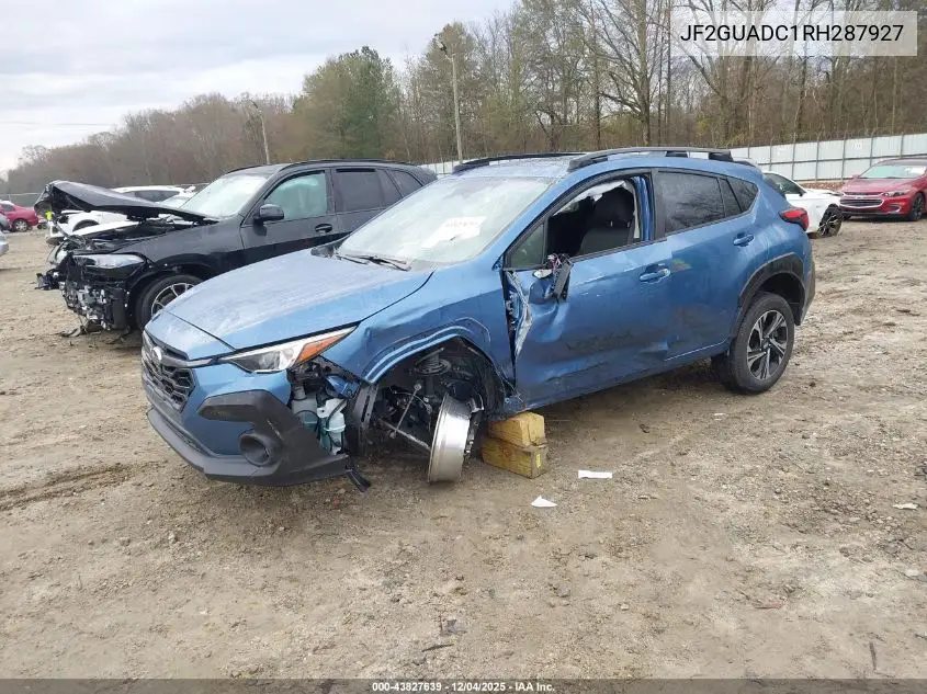 JF2GUADC1RH287927 2024 Subaru Crosstrek Premium