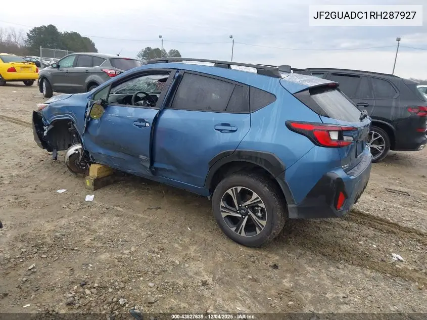 JF2GUADC1RH287927 2024 Subaru Crosstrek Premium