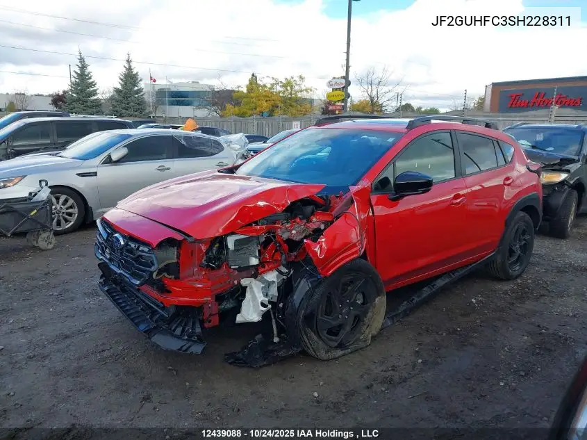 JF2GUHFC3SH228311 2025 Subaru Crosstrek Sport
