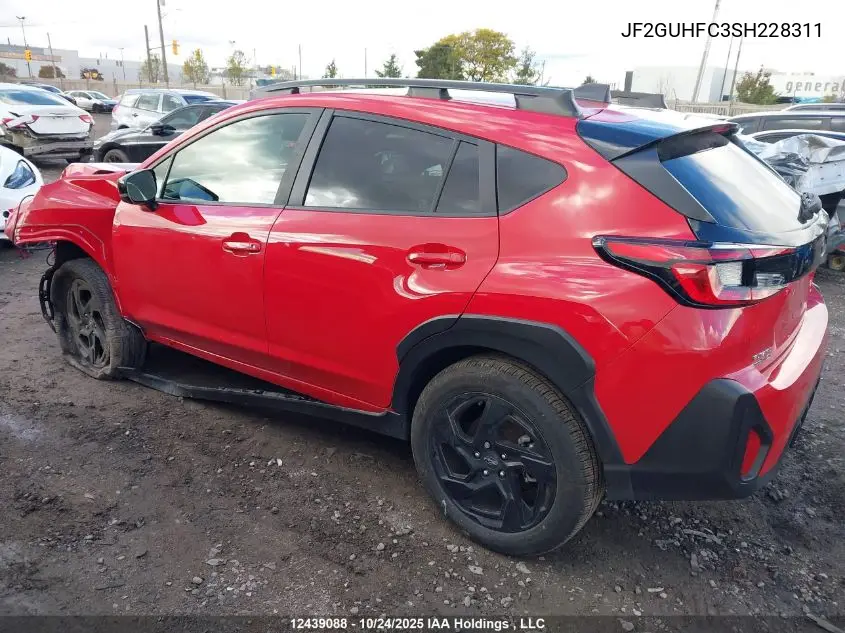JF2GUHFC3SH228311 2025 Subaru Crosstrek Sport