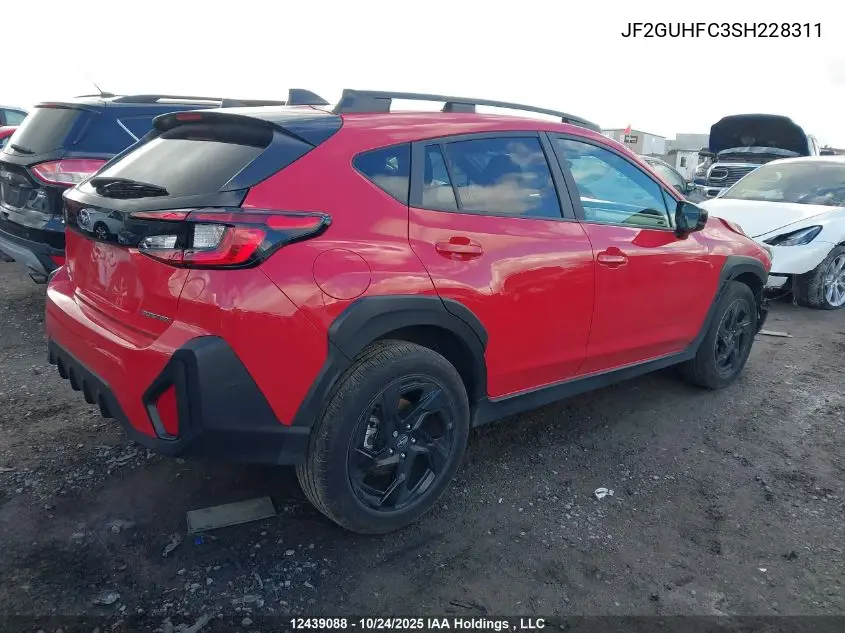 JF2GUHFC3SH228311 2025 Subaru Crosstrek Sport