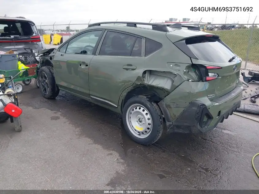 4S4GUHM69S3751692 2025 Subaru Crosstrek Limited