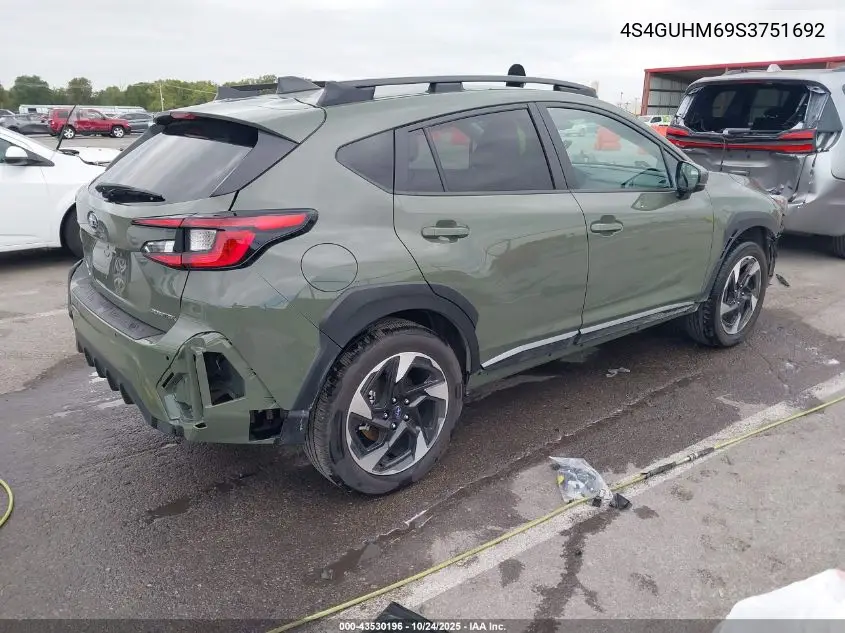 4S4GUHM69S3751692 2025 Subaru Crosstrek Limited