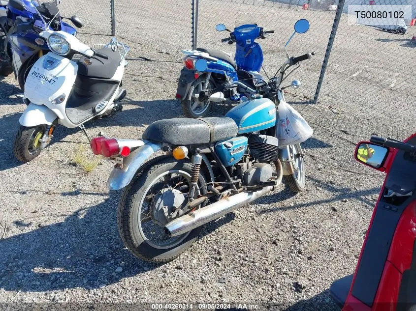 1975 Suzuki Ts200 VIN: T50080102 Lot: 40268314