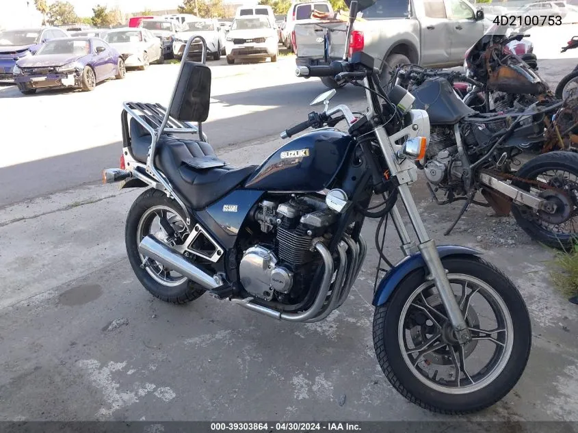 1983 Suzuki Gs550 L VIN: 4D2100753 Lot: 39303864