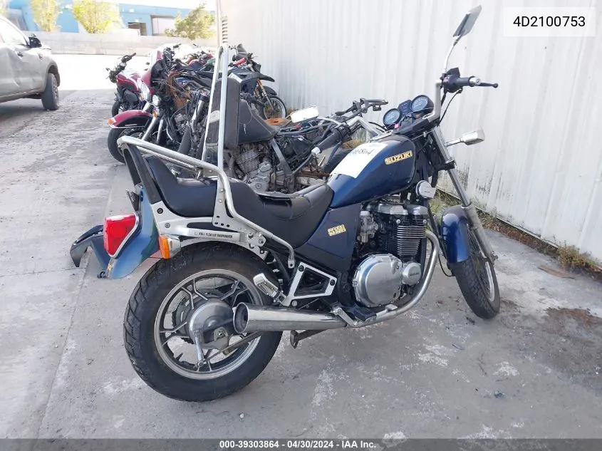 1983 Suzuki Gs550 L VIN: 4D2100753 Lot: 39303864