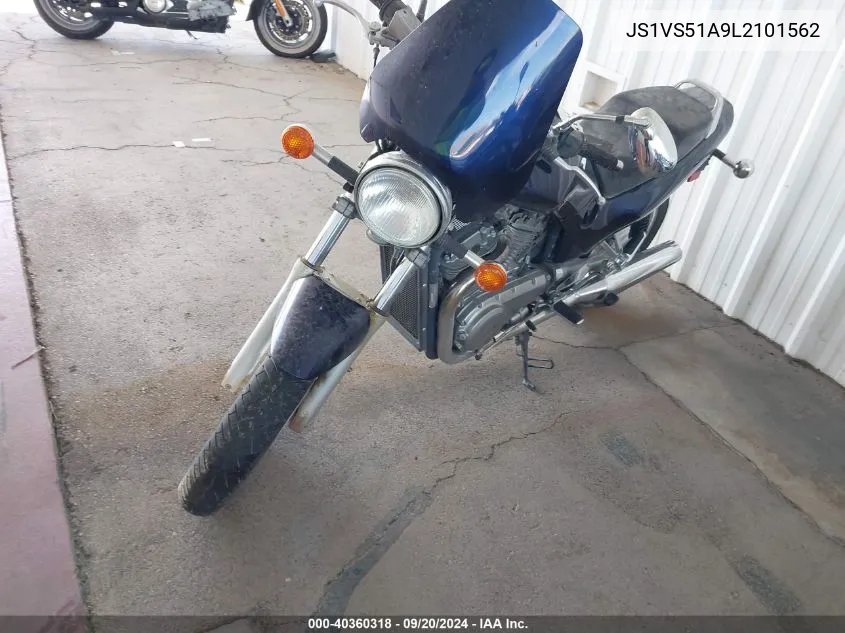 1990 Suzuki Vx800 VIN: JS1VS51A9L2101562 Lot: 40360318