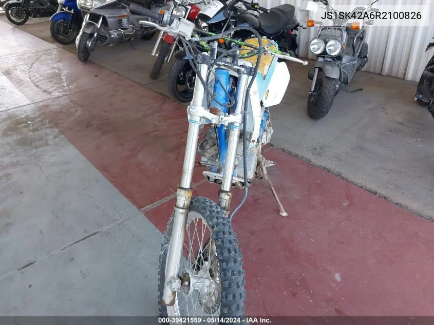 1994 Suzuki Dr350 Se VIN: JS1SK42A6R2100826 Lot: 39421559