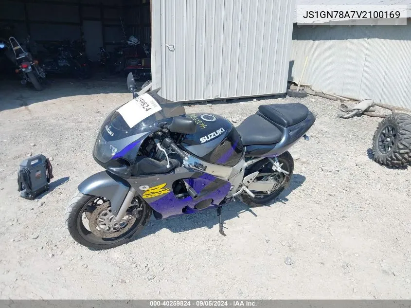 1997 Suzuki Gsx-R600 VIN: JS1GN78A7V2100169 Lot: 40259824