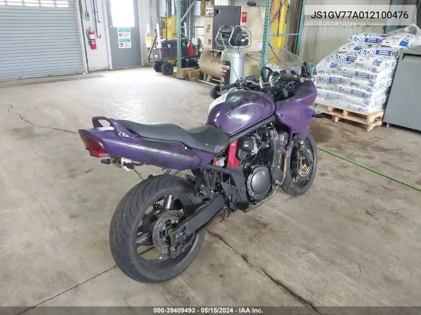 2001 Suzuki Gsf1200 S VIN: JS1GV77A012100476 Lot: 39409493