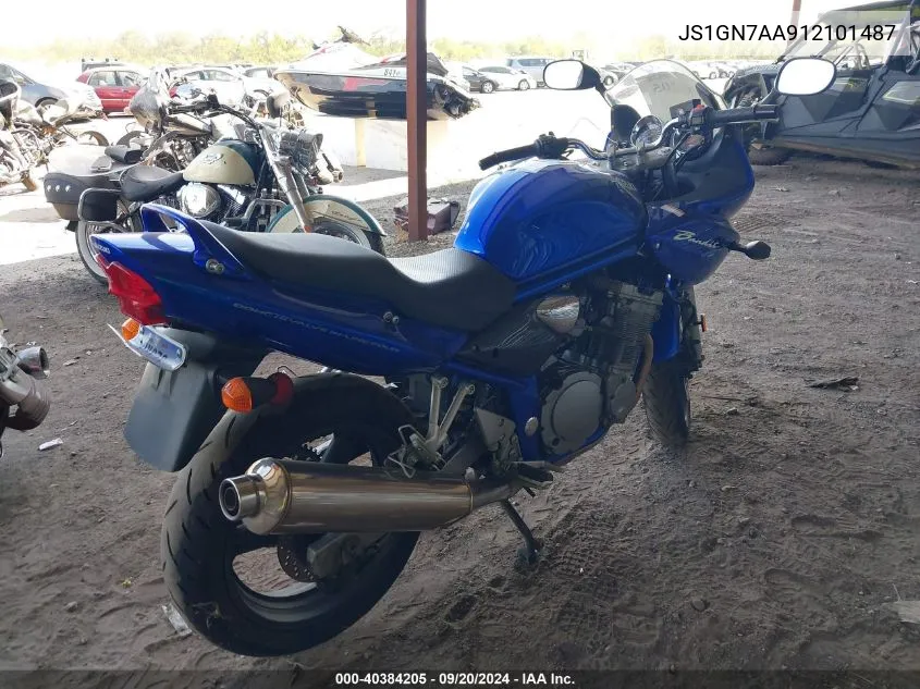 2001 Suzuki Gsf600 S VIN: JS1GN7AA912101487 Lot: 40384205