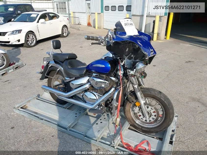 2002 Suzuki Vl800 VIN: JS1VS54A622101271 Lot: 40314085