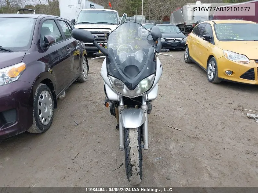 2003 Suzuki Gsf1200 S VIN: JS1GV77A032101677 Lot: 11984464