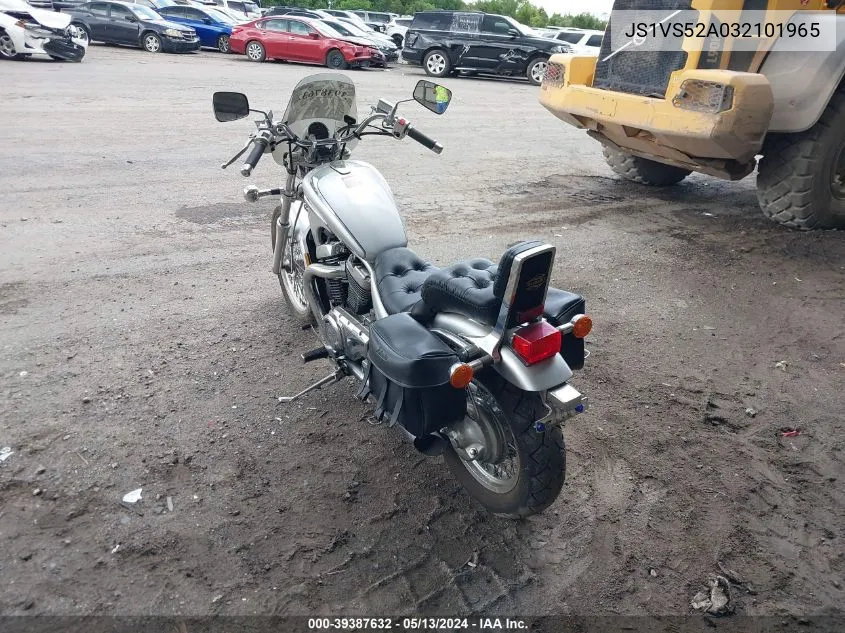 2003 Suzuki Vs800 Glp VIN: JS1VS52A032101965 Lot: 39387632