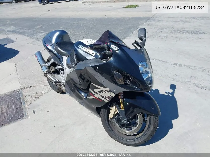 2003 Suzuki Gsx1300 R VIN: JS1GW71A032105234 Lot: 39412276