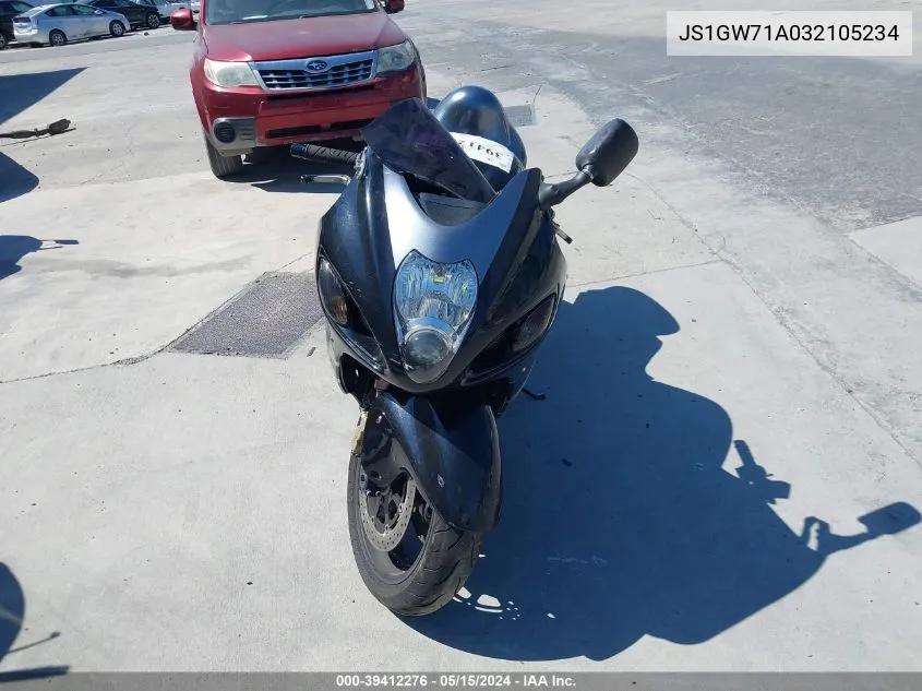 2003 Suzuki Gsx1300 R VIN: JS1GW71A032105234 Lot: 39412276