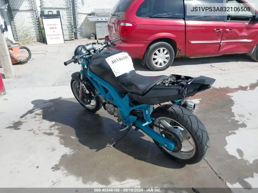 JS1VP53A832106508 2003 Suzuki Sv650