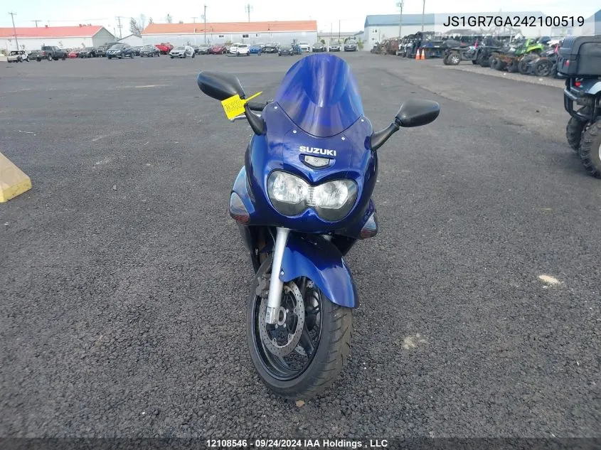 JS1GR7GA242100519 2004 Suzuki Gsx750 F