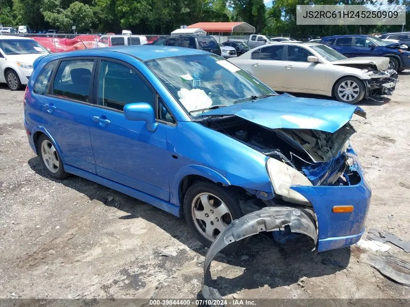 2004 Suzuki Aerio Sx VIN: JS2RC61H245250909 Lot: 39844400