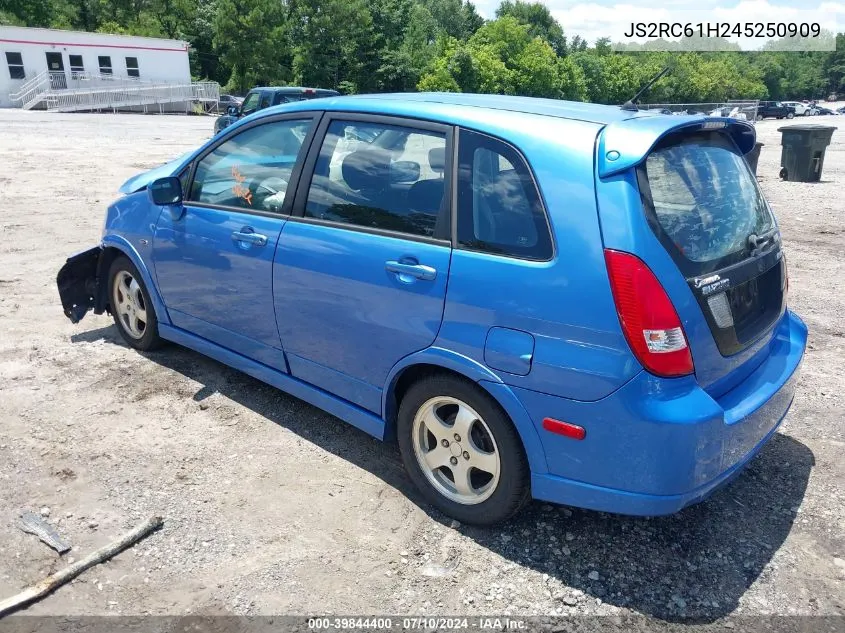 2004 Suzuki Aerio Sx VIN: JS2RC61H245250909 Lot: 39844400