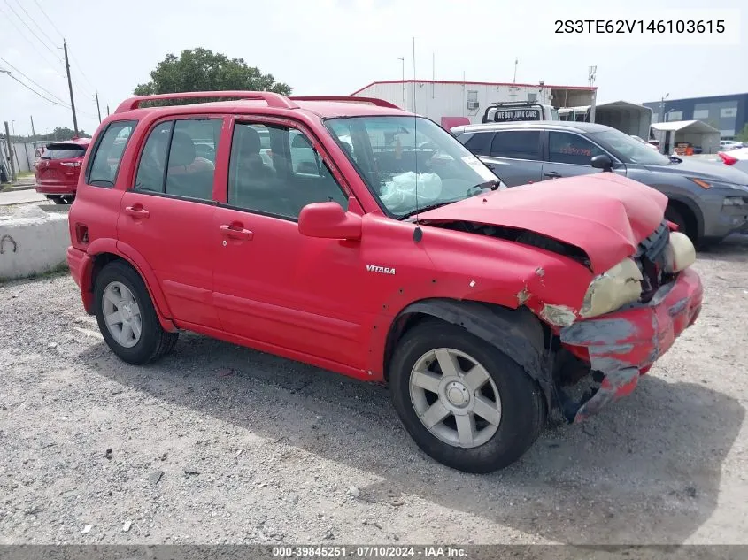 2004 Suzuki Vitara V6 Lx VIN: 2S3TE62V146103615 Lot: 39845251