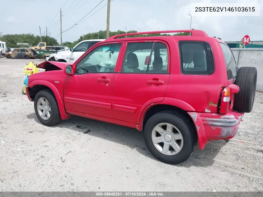 2004 Suzuki Vitara V6 Lx VIN: 2S3TE62V146103615 Lot: 39845251