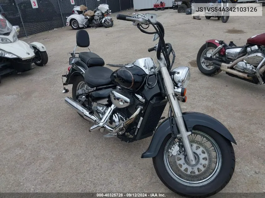 2004 Suzuki Vl800 VIN: JS1VS54A342103126 Lot: 40325728