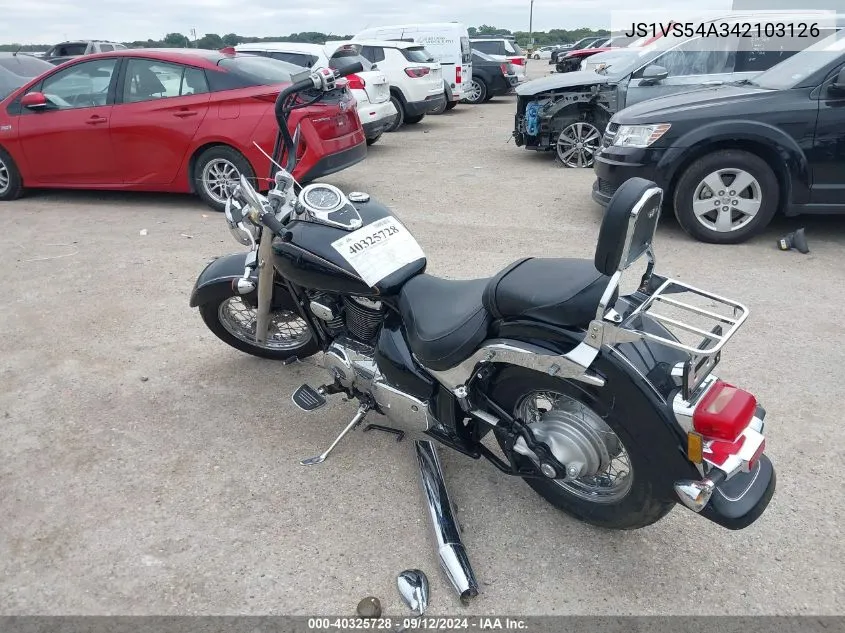 2004 Suzuki Vl800 VIN: JS1VS54A342103126 Lot: 40325728