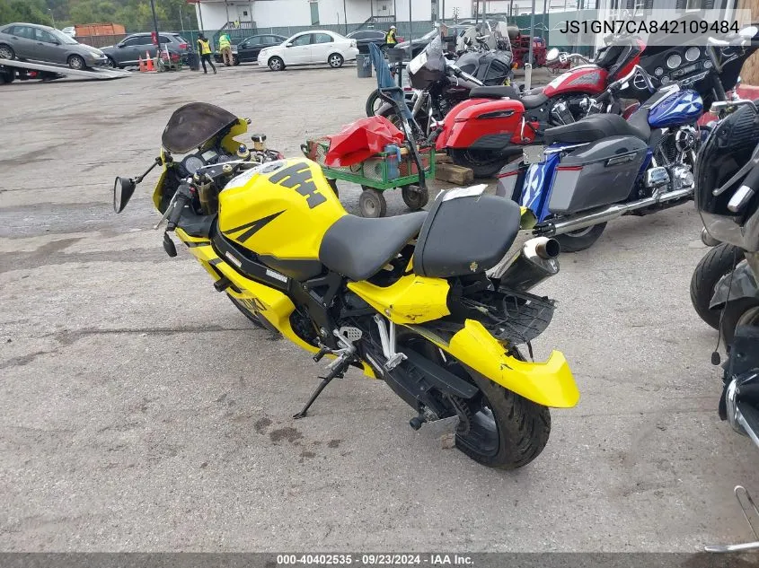 2004 Suzuki Gsx-R600 K VIN: JS1GN7CA842109484 Lot: 40402535