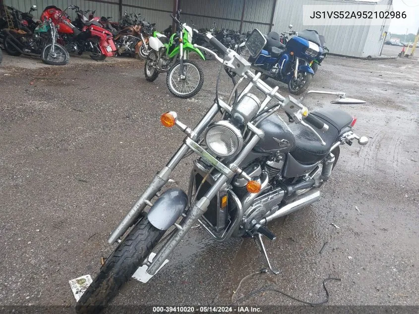 2005 Suzuki Vs800 Glp VIN: JS1VS52A952102986 Lot: 39410020