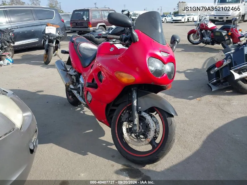 2005 Suzuki Gsx600 F VIN: JS1GN79A352102466 Lot: 40407727