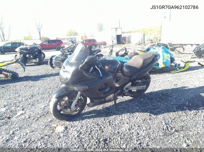 2006 Suzuki Gsx750 F VIN: JS1GR7GA962102786 Lot: 12003833