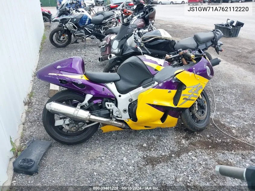 2006 Suzuki Gsx1300 R VIN: JS1GW71A762112220 Lot: 39401228