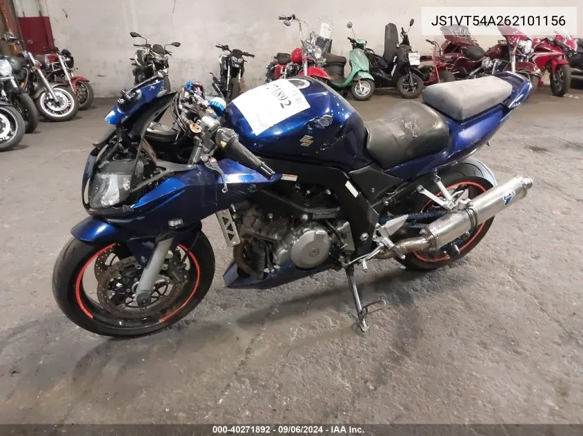 2006 Suzuki Sv1000 Sk3 VIN: JS1VT54A262101156 Lot: 40271892