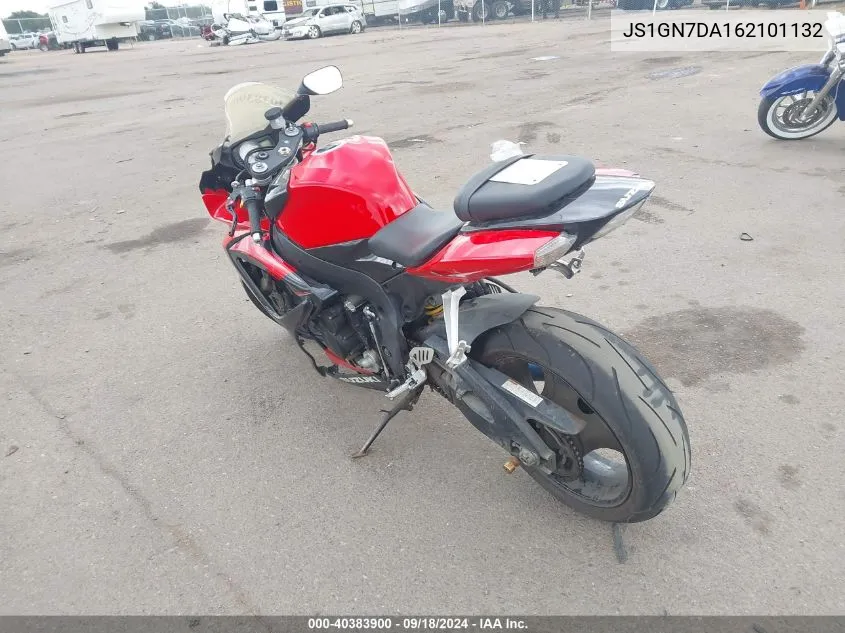 2006 Suzuki Gsx-R600 K6 VIN: JS1GN7DA162101132 Lot: 40383900