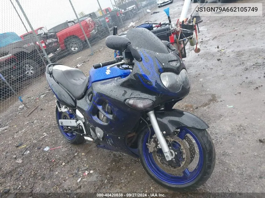 JS1GN79A662105749 2006 Suzuki Gsx600 F