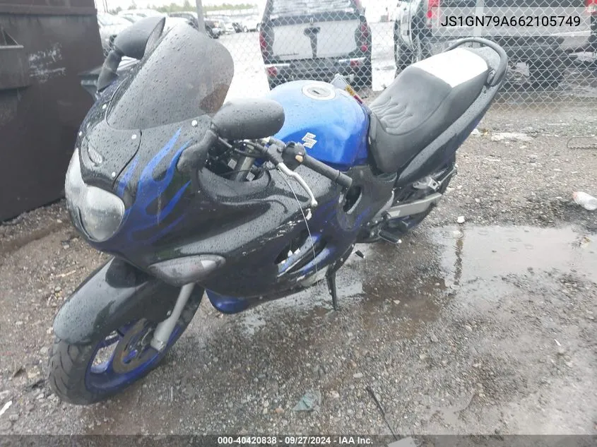 2006 Suzuki Gsx600 F VIN: JS1GN79A662105749 Lot: 40420838