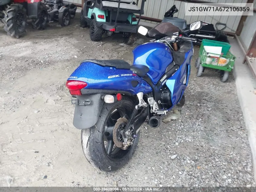 JS1GW71A672106359 2007 Suzuki Gsx1300 Rz