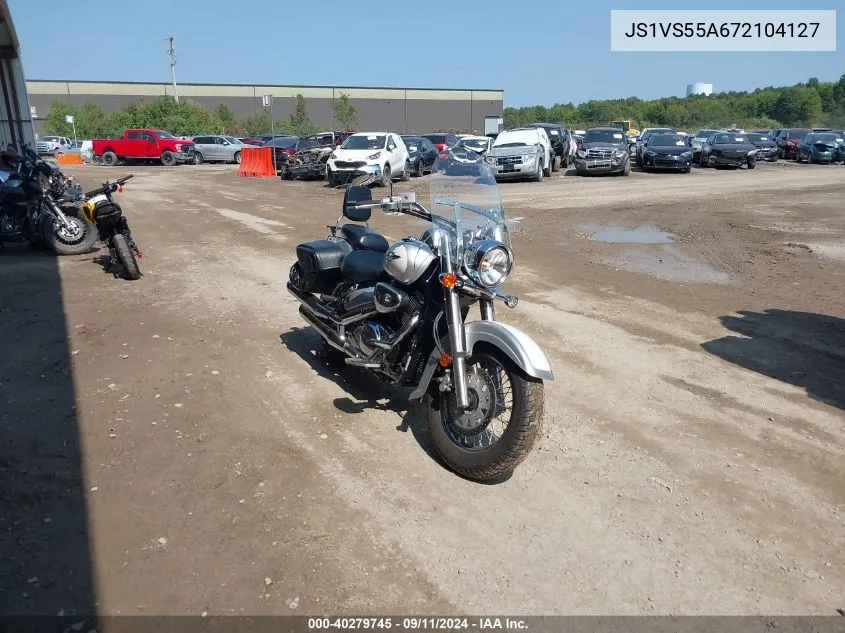 2007 Suzuki Vl800 VIN: JS1VS55A672104127 Lot: 40279745