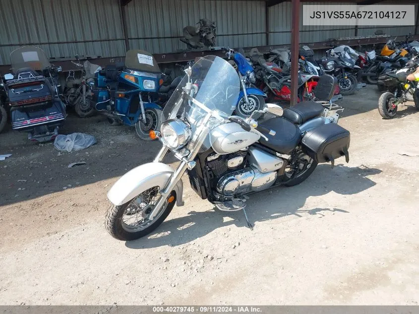 2007 Suzuki Vl800 VIN: JS1VS55A672104127 Lot: 40279745