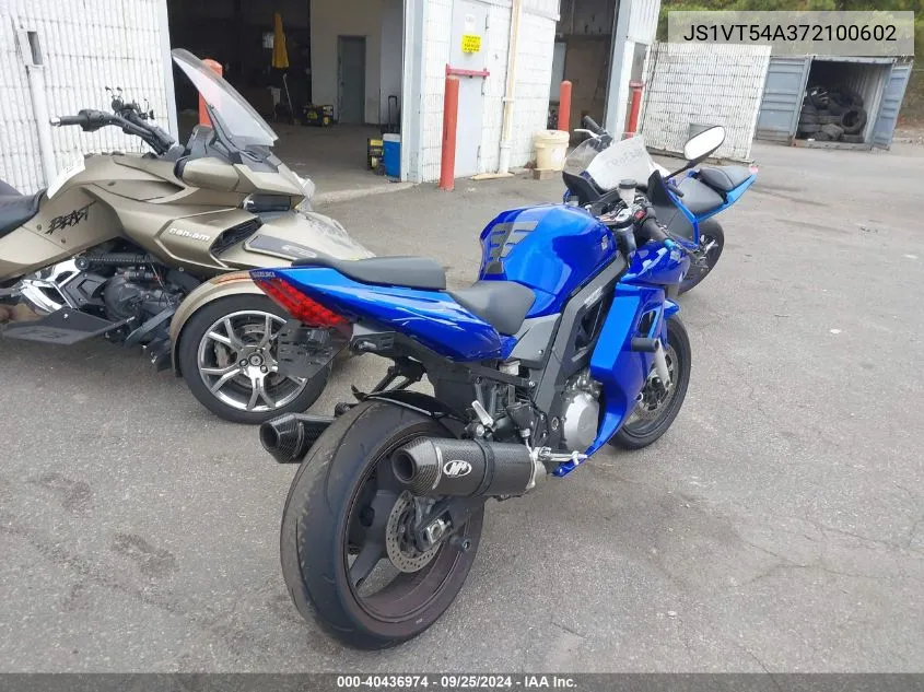 2007 Suzuki Sv1000 S VIN: JS1VT54A372100602 Lot: 40436974