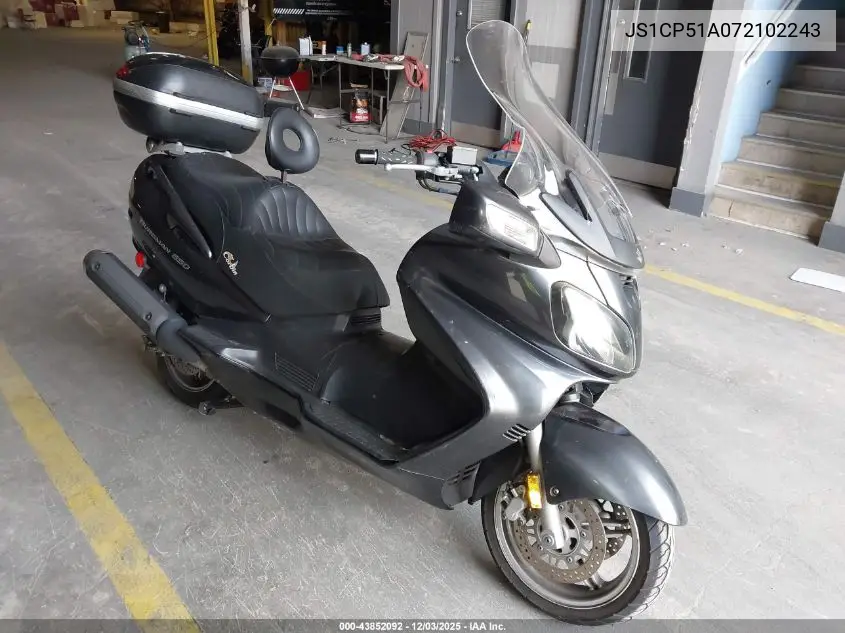 JS1CP51A072102243 2007 Suzuki An650