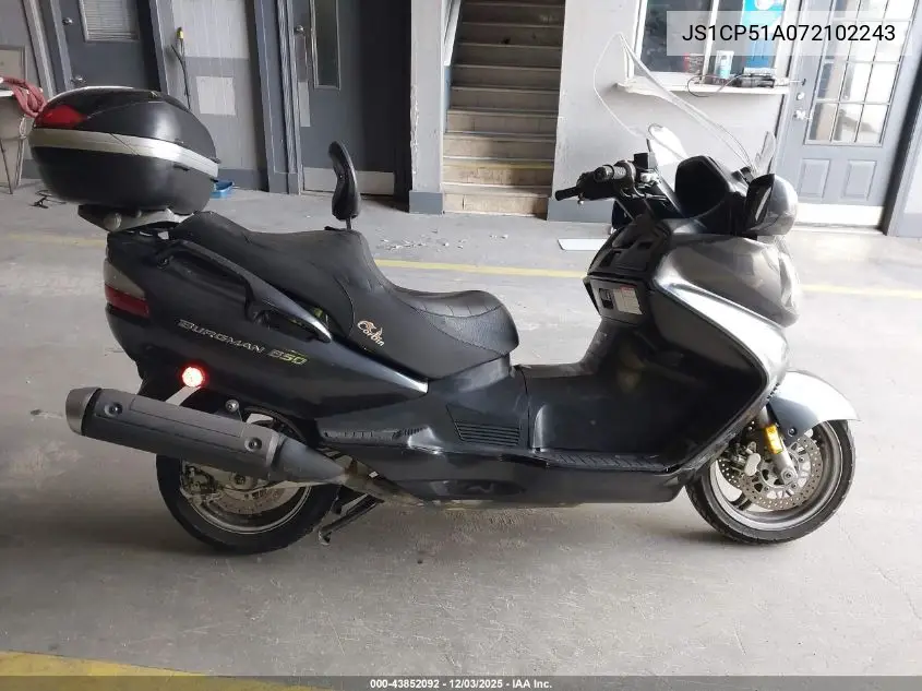JS1CP51A072102243 2007 Suzuki An650