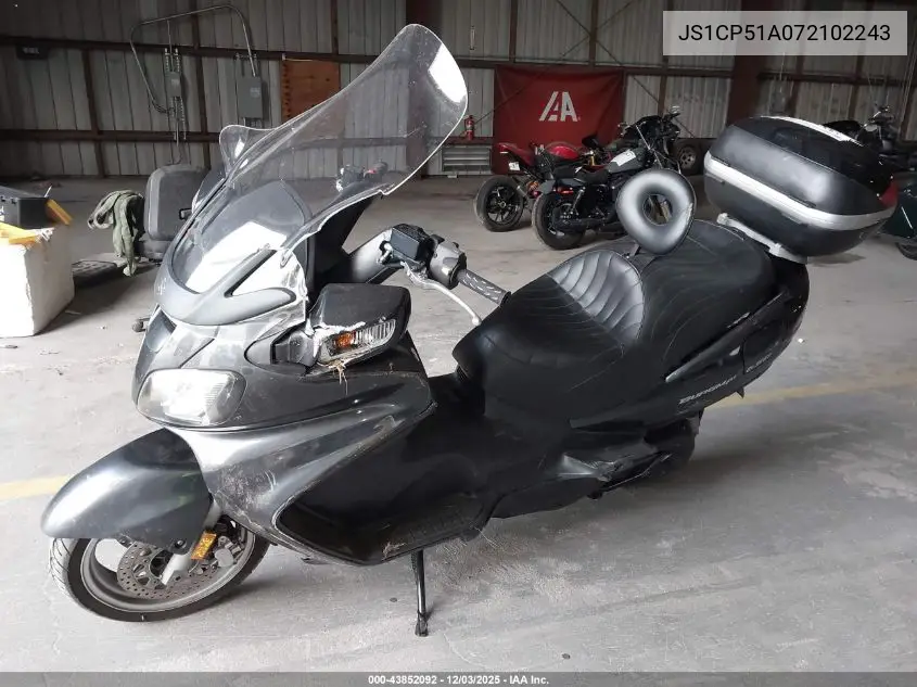 JS1CP51A072102243 2007 Suzuki An650