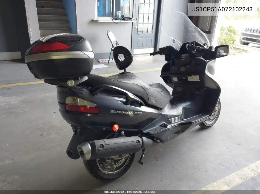 JS1CP51A072102243 2007 Suzuki An650